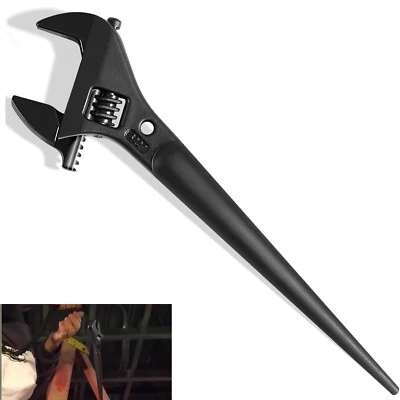 Tools 3227 Extra Wide Adjustable Wrench Construction Spud Wrench - Image 1 of 4
