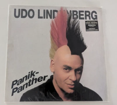 UDO LINDENBERG Panik Panther w NINA HAGEN  RARE  GERMAN LP HYPER STICKER - Image 1 of 4