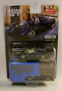 PAGANI ZONDA HP BARCHETTA BLUE TRICOLORE MIJO TSM MODEL MINI GT DIECAST 2022 - Picture 1 of 4