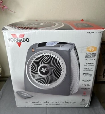 Calentador y ventilador automático para toda la habitación Vornado CAJA ABIERTA Foto 1 de 4