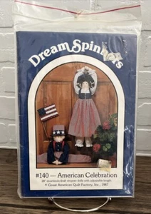 Dream Spinners #140 American Celebration 28" Doorknob/Draft Stopper Dolls 1987 - Picture 1 of 2