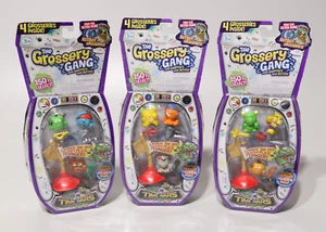 3 Pack Lot NEW The Grossery Gang Time Wars Icky Flicky Plunger Set RARE Moose - Picture 1 of 6