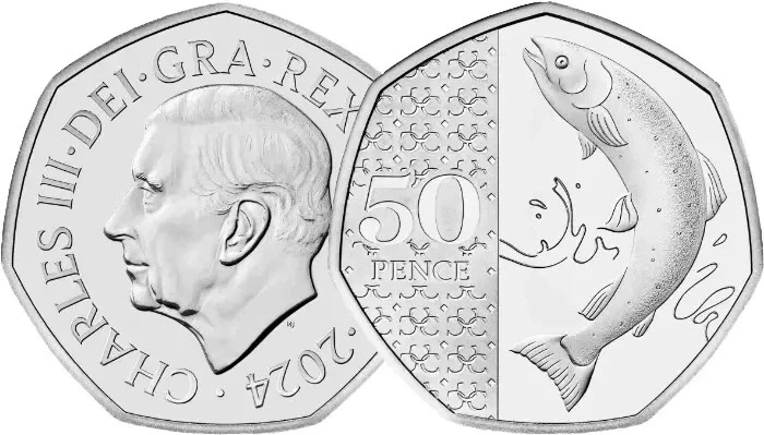 Juego de monedas Hogwarts Express 2022 y 2023 Albus Dumbledore 50p de 2 (25 años) Foto 1 de 1