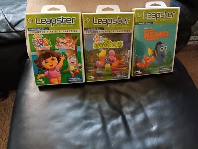 Leapster Games The Backyardigans, Dora The Explorer And Finding Nemo - Image 1 of 3