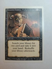 ​​​​Demonic Tutor [Revised Edition] - MTG - Lightlily Played​​​