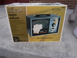 Sears Craftsman engine analyxer 6v 12v dwell rpm tach tachometer points