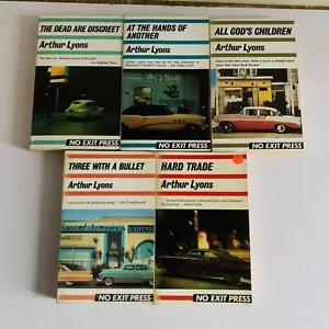 Arthur Lyons Book Bundle x 5 Paperback No Exit Press Mixed Lot, Hard Trade etc - Picture 1 of 6