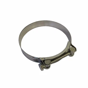 NEU 104-112 MM (4.09-4.41 ZOLL) SCHWERLAST 304 EDELSTAHL T-BOLZEN SCHLAUCHSCHELLE - Bild 1 von 1