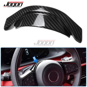 Carbon fiber Interior Upper Steering Wheel Trim For Lotus Emira V6 Coupe 2022-24 - Picture 1 of 9