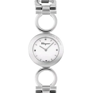 Ferragamo Womens Gancino Stainless Steel 28mm Bracelet Fashion Watch - Picture 1 of 5