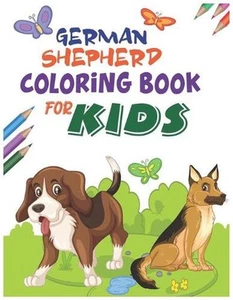 German Shepherd Coloring Book for Kids: Cute Dogs and Puppies for kids coloring - Picture 1 of 1