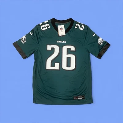 Camiseta deportiva Philadelphia Eagles Saquon Barkley Nike verde medianoche para hombre talla M Foto 1 de 4