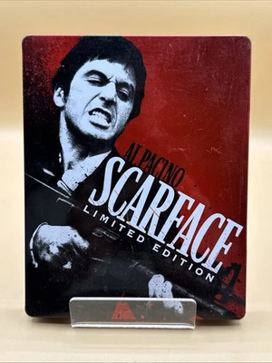 Scarface Limited Edition Steelbook  Blu-Ray& DVD with/ Lobby Cards Al Pacino Foto 1 de 4
