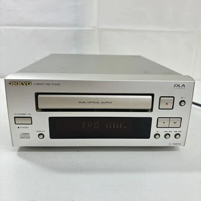 ONKYO C-705TX CD Compack Dick Reproductores de CD Grabadoras Plata - Imagen 1 de 4