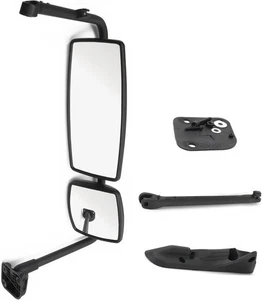 New Passenger Side Chrome Heat Door Mirror FOR International 4300 4400 7400 7600 - Picture 1 of 10