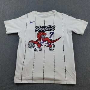 Nike NBA Toronto Raptors Dino Logo Niños Rayas #7 Lowry Baloncesto Talla Pequeña. - Imagen 1 de 20
