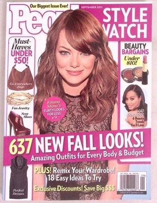 ЖУРНАЛ PEOPLE 9-26-11 EMMA STONE MILLA JOVOVICH ДЖЕННИФЕР ЛОПЕС B2243 - Изображение 1 из 3