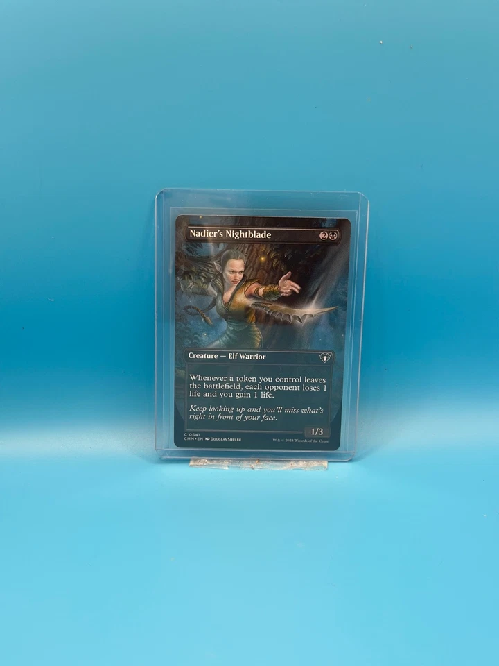 MTG, Nadier's Nightblade (Borderless) 641 $3 ORDER MIN - Regular - CMM - Magic t - Image 1 of 1