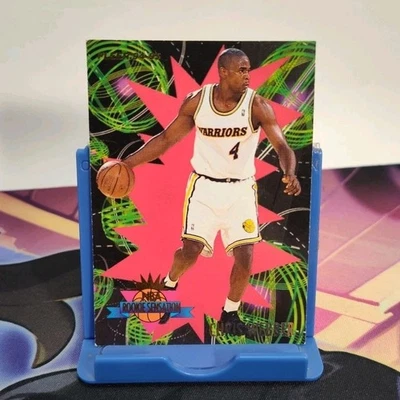 Fleer 1994 NBA Rookie Sensation Chris Webber #25 Golden State Warriors Salón de la fama Foto 1 de 3