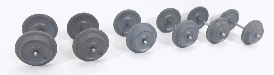 O SCALE / 6 SETS / 6 AXLES / 12 WHEELS / METAL WHEELS / PARTS / LIONEL + OTHERS - Image 1 of 1