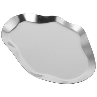  Schmuck-Organizer-Tablett Deko Metall Kleines Dekoratives Serviertablett - Bild 1 von 4