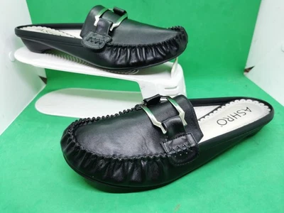 Ashro Women’s Black  Rush Hour Flat Cut Out Round Toe Slip On Shoes Size 8.5 M - Image 1 of 4