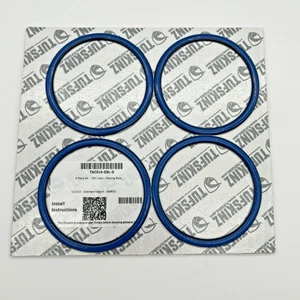 Toyota Tacoma 2016-2023 TUFSKINZ A/C Vent Trim Rings 4 Piece Blazing Blue - NEW - Picture 1 of 2