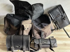Alte Harley Davidson Gepäckträgertaschen Packtaschen etc Restposten - Bild 1 von 8