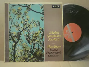 DECCA SXL.6086 WB SCHUBERT SYMPHONY NO.4&5 VIENNA P.O. MUNCHINGER AUS/UK PRESS - Foto 1 di 1