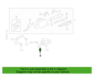 1989-2022 TOYOTA & 1999-2022LEXUS GROMMET 90189-06150 (18 pcs) Genuine Toyota - Picture 1 of 4