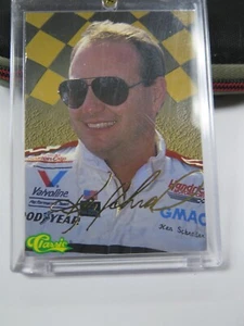 1995 Classic Finish Line Gold Signature Series  /1995 Ken Schrader #GS-8 HARD - Picture 1 of 2