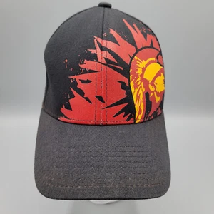 USC Trojans Hat Cap Fitted Medium Large Black NCAA College Football Sports Adult - Picture 1 of 15