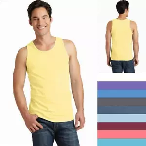 Camiseta sin mangas Port & Company ® Beach Wash ® teñida con prendas PC099TT para hombre tallas S-4XL - Imagen 1 de 61