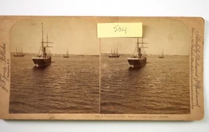 Spanish Steamer Alava Day of Cienfuegos Cuba Stereoview - BL504 - Photo 1/5