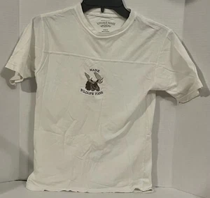 Vintage Maine Wildlife Park Faded Glory Vintage Wash T-Shirt Unisex Size 6/7 - Picture 1 of 5