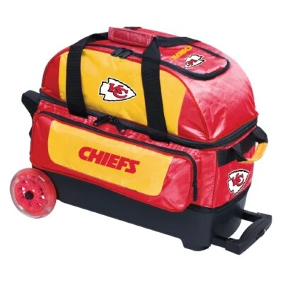 Сумка для боулинга KR Strikeforce NFL Kansas City Chiefs 2 мяча на роликах - Изображение 1 из 2