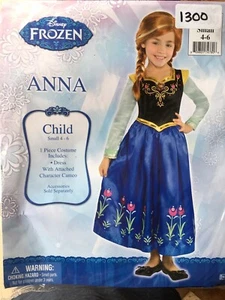 Disney Frozen Anna Child's Costume Toddler 3-4 - NWT - Picture 1 of 4
