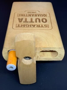 STASH BOX HOT OUTTA QUARANTINE 2020 ONE HITTER FLOWER USA TOBACCO BOWL 4" DUGOUT - Picture 1 of 12