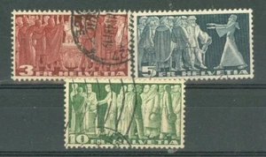 Switzerland VOTING + PEACE 2 diff set Used CV$65 Lot#40037 & 40030 - Picture 1 of 2