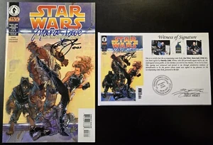 Star Wars: Mara Jade (1998) #3 SIGNED by Timothy Zahn with Notarized WOS - Picture 1 of 6