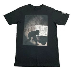 Affliction T-Shirt Men’s Large Black Band Guitar Graphic Print USA Made Grunge - Picture 1 of 5