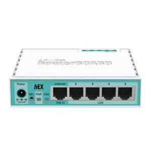 Mikrotik hEX RB750Gr3 5-Port Ethernet Gigabit Router Router Platine hEX - Bild 1 von 6