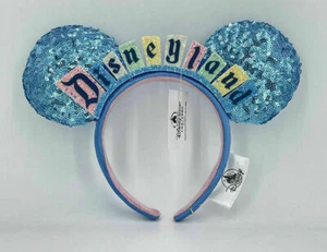 Disneyland Marquee Sign Headband 2021 Mickey Disney Parks Ears Happiest Place - Picture 1 of 3