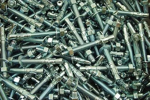 (50) Concrete Wedge Anchor Bolts 3/8 x 3-3/4 Includes Nuts & Washers - Picture 1 of 1