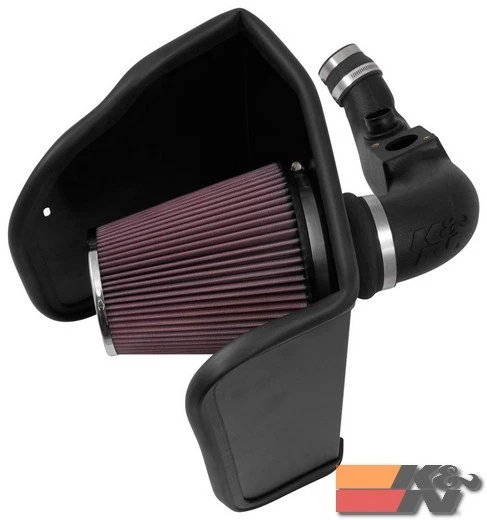 Cargador de aire de admisión de aire K&N para Chevrolet Colorado L4-2,8 L DSL 2016-2018 63-3095 Foto 1 de 1