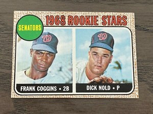 1968 Topps Washington Senators Rookie Stars Frank Coggins Dick Nold #96 (C)