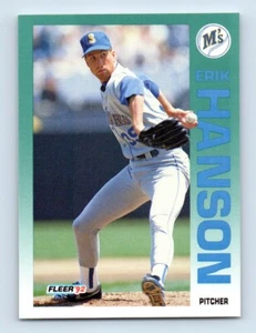 1992 Fleer Erik Hanson Seattle Mariners #280 - Picture 1 of 2