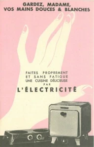 Publicidad Aparato de cocina eléctrico limpio años 50 postal 20-10994 - Imagen 1 de 2