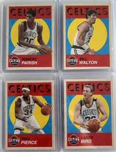 4x 2011-12 PAST & PRESENT CELTICS VARIATIONS PARISH WALTON PIERCE BIRD *L*O*O*K* - Bild 1 von 2