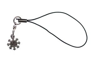 Flocon Pendentif pour Téléphone Portable Miniblings Noël Hiver Eisblume Neige - Photo 1 sur 5